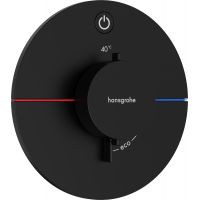 Hansgrohe ShowerSelect Comfort S bateria prysznicowa podtynkowa termostatyczna czarny mat 15553670