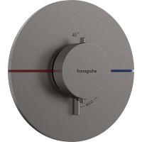 Hansgrohe ShowerSelect Comfort S bateria prysznicowa podtynkowa termostatyczna czarny chrom szczotkowany 15559340