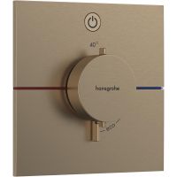Hansgrohe ShowerSelect Comfort E bateria prysznicowa podtynkowa termostatyczna brąz szczotkowany 15571140
