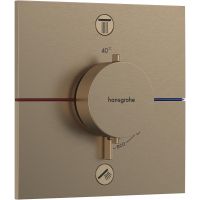 Hansgrohe ShowerSelect Comfort E bateria wannowo-prysznicowa podtynkowa termostatyczna brąz szczotkowany 15572140