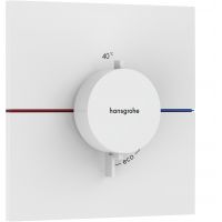 Hansgrohe ShowerSelect Comfort E bateria prysznicowa podtynkowa biały mat 15574700