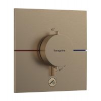 Hansgrohe ShowerSelect Comfort E bateria prysznicowa podtynkowa termostatyczna brąz szczotkowany 15575140