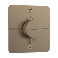 Hansgrohe ShowerSelect Comfort Q bateria wannowo-prysznicowa podtynkowa termostatyczna brąz szczotkowany 15583140
