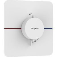 Hansgrohe ShowerSelect Comfort Q bateria prysznicowa podtynkowa termostatyczna biały mat 15588700