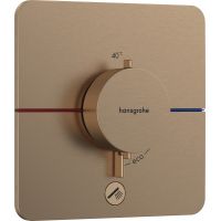 Hansgrohe ShowerSelect Comfort Q bateria prysznicowa podtynkowa termostatyczna brąz szczotkowany 15589140