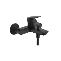 Hansgrohe Logis bateria wannowo-prysznicowa ścienna czarny mat 71401670