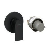 Hansgrohe Rebris E bateria prysznicowa podtynkowa czarny mat 72658670