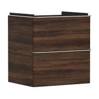 Hansgrohe Xelu Q szafka 58 cm podumywalkowa wisząca ciemny orzech/chrom 54026000