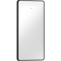 Hansgrohe Xarita Lite Q lustro 36x70 cm prostokątne z oświetleniem czarny mat 54955670