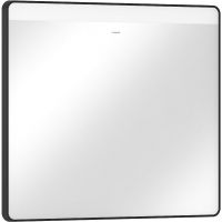 Hansgrohe Xarita Lite Q lustro 80x70 cm prostokątne z oświetleniem czarny mat 54958670