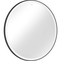Hansgrohe Xarita Lite S lustro 90x90 cm okrągłe z oświetleniem czarny mat 54967670