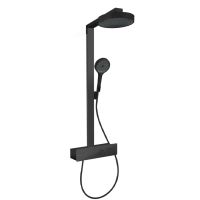 Hansgrohe Rainfinity ShowerTablet zestaw prysznicowy ścienny termostatyczny EcoSmart czarny mat 28742670