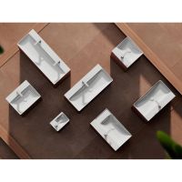 Hansgrohe Xelu Q umywalka 50x48 cm nablatowa prostokątna SmartClean biały 61014450