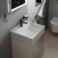 Hansgrohe Xevolos E umywalka 50x48 cm ścienna prostokątna SmartClean biały 61088450