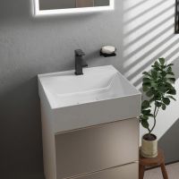 Hansgrohe Xevolos E umywalka 50x48 cm ścienna prostokątna SmartClean biały 61088450