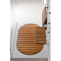 Hoesch siedzisko prysznicowe 70x36 cm ławeczka składana drewniana teak 27768.704