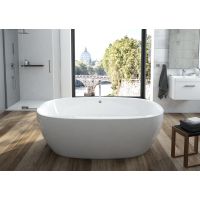 Hoesch iSensi wanna wolnostojąca 190x120 cm owalna z napełnianiem biała 3853.010