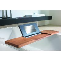 Hoesch półka nawannowa z lustrem PU/drewno egzotyczne 89217