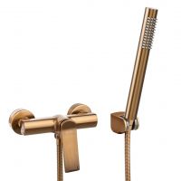 Invena Neri Plus bateria prysznicowa ścienna miedź BN-P1-014