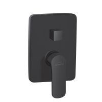 Invena Siros bateria wannowo-prysznicowa podtynkowa czarna BP-90-4K2