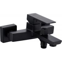 Invena Paros bateria wannowo-prysznicowa ścienna czarny mat BW-09-004