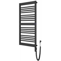 Instal Projekt Frame Electro grzejnik elektryczny 107,5x50 cm czarny mat FRAE-50/110C31+GH-06C2