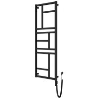 Instal Projekt Mondrian grzejnik elektryczny 174x60 cm czarny/black swan MONE-60/170C75+GH-06C2