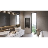 Instal Projekt Retto grzejnik łazienkowy drabinkowy 70,8x41,2 cm czarny RET-40/70C31