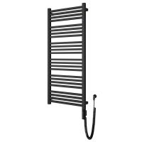 Instal Projekt Stick Electro grzejnik elektryczny 111x50 cm czarny/black swan STIE-50/110C75+GH-06C2