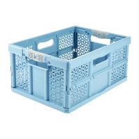 Keeeper Eco Ben kosz do przechowywania 32 l składany z miękkimi uchwytami Eco Blue 1021569500000