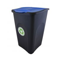 Keeeper Sorta pojemnik na odpady 50 l czarny/niebieski 109056670008G