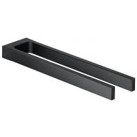 Keuco Edition 11 wieszak na ręcznik chrom-czarny szczotkowany 11119130000