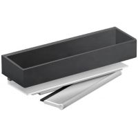 Keuco Edition 11 koszyk łazienkowy ze ściągaczką chrom-czarny szczotkowany 11159130000