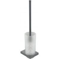 Keuco Edition 11 szczotka toaletowa ścienna szkło/chrom/czarny szczotkowany 11164139000