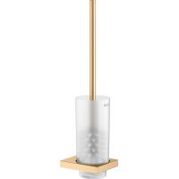 Keuco Edition 11 szczotka toaletowa ścienna szkło/mosiądz szczotkowany 11164259000