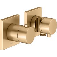 Keuco Edition 11 bateria prysznicowa termostatyczna podtynkowa mosiądz szczotkowany 51153251222