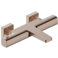 KFA Armatura Malaga bateria wannowo-prysznicowa ścienna termostatyczna różowe złoto szczotkowane 5754-010-34