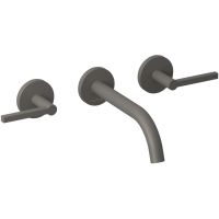 Kludi Nova Fonte Puristic bateria umywalkowa podtynkowa szary mat 20144O115