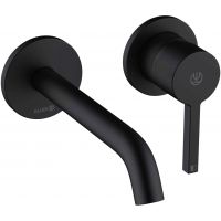 Kludi Nova Fonte Pura bateria umywalkowa podtynkowa czarny mat 202443915