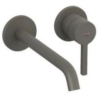 Kludi Nova Fonte Pura bateria umywalkowa podtynkowa szary mat 20245O115