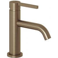 Kludi Nova Fonte Pura bateria umywalkowa stojąca brązowy szczotkowany 20288N115