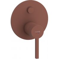 Kludi Nova Fonte Puristic bateria wannowo-prysznicowa podtynkowa koralowy mat 20759O515