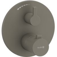 Kludi Nova Fonte Puristic bateria prysznicowa podtynkowa termostatyczna szary mat 20885O115