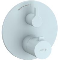 Kludi Nova Fonte Puristic bateria prysznicowa podtynkowa termostatyczna niebieski mat 20885O415