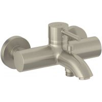 Kludi Bozz bateria wannowo-prysznicowa ścienna nikiel szczotkowany 38691N576