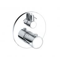 Kludi Zenta SL bateria wannowo-prysznicowa podtynkowa termostatyczna chrom 388100545