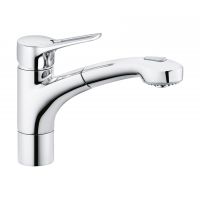 Kludi MX bateria kuchenna stojąca z wyciąganą wylewką chrom 399420562