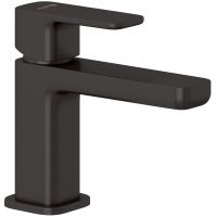 Kludi Renon bateria umywalkowa stojąca czarny szczotkowany 42267N275