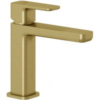 Kludi Renon bateria umywalkowa stojąca złoty szczotkowany 42288N075