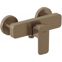 Kludi Renon bateria prysznicowa ścienna brąz szczotkowany 42831N175